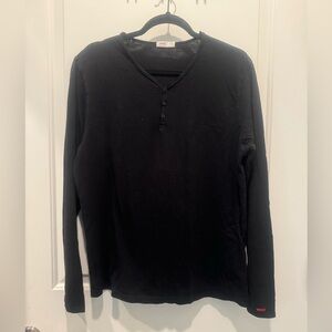 Castro Long Sleeve Tank Top Black For Men Size L